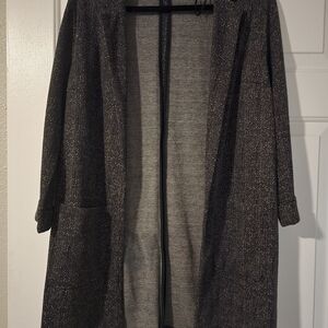 H&M Black and Gray Women's Cardigan